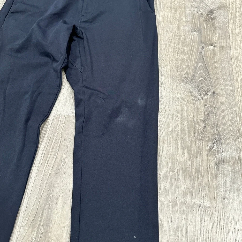 BYLT Premium Basics Everyday Pant 2.0 Mens Large Navy Slim Performance Chino